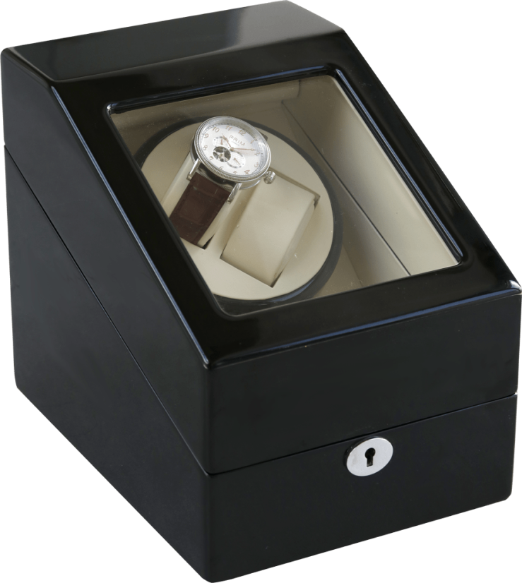 Natahovač 2 ks hodinek s úložným prostorem pro 3 ks - 024 Black wood display (5ks)