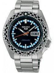 Seiko SRPK67K1 Seiko 5 Sports Black & White ‘Checker Flag’ Special Edition