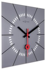 Dizajnové nástenné hodiny 8636gs Nextime Stazione 35cm