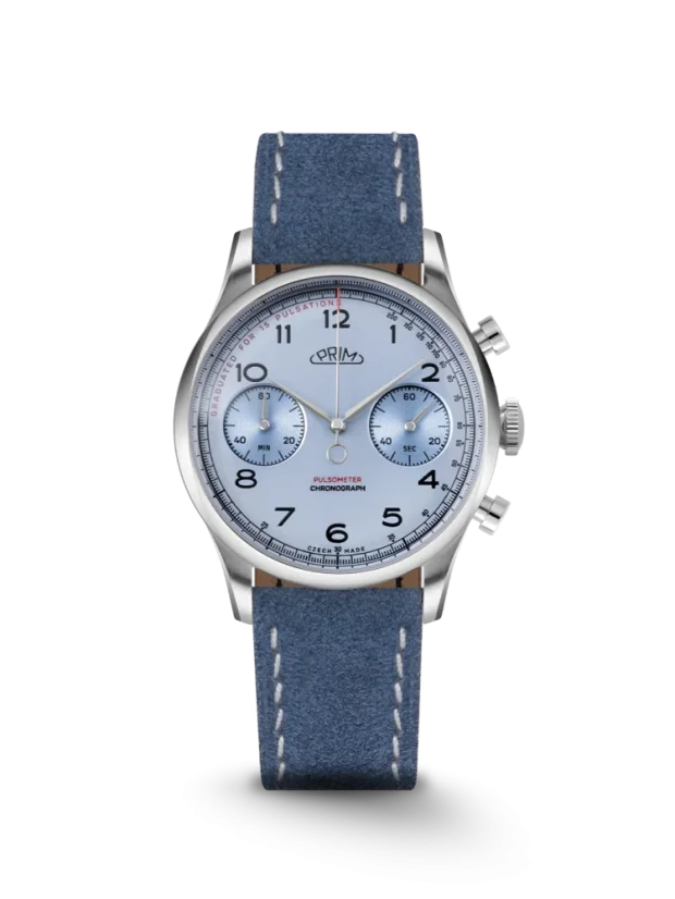 Prím Janský Pulsometer Chronograph 39 - A - W03P.13283.A