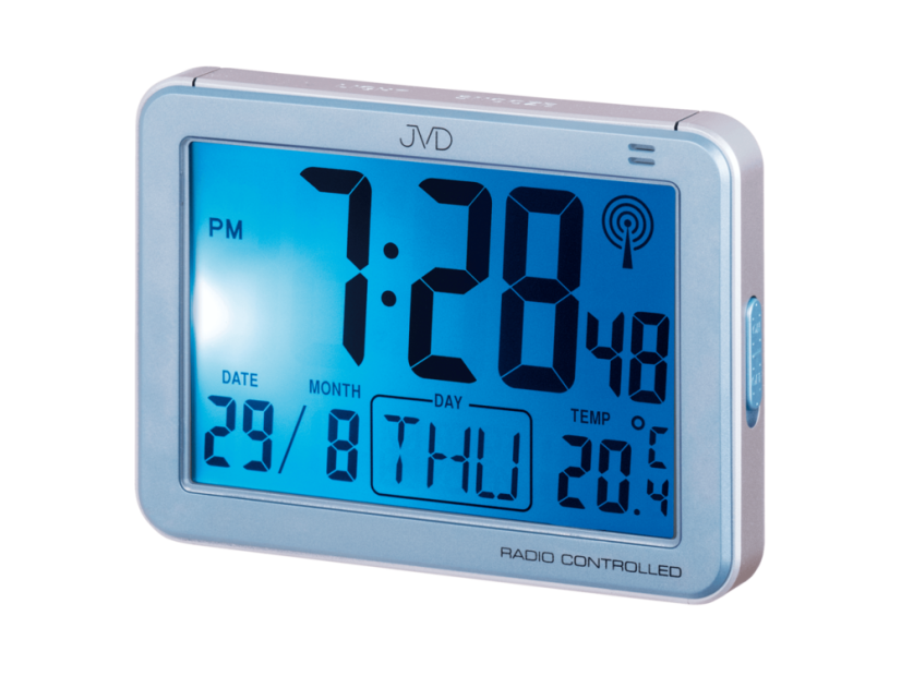 Digitální rádiem řízený budík JVD VRB852.5