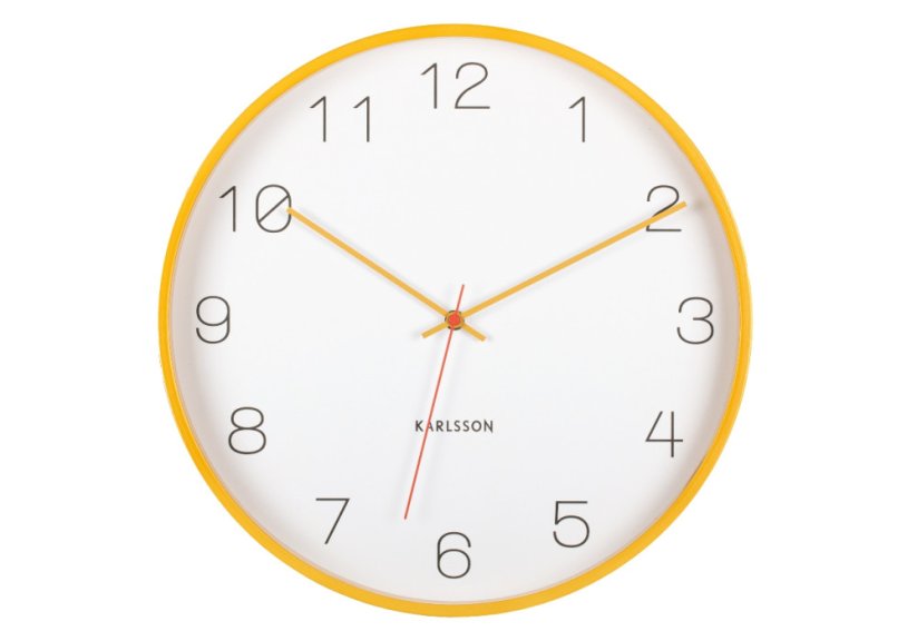 Dizajnové nástenné hodiny 5926YE Karlsson 40cm