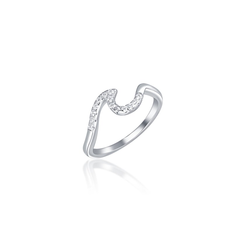 Stříbrný prsten JVD SVLR0718XH2BI58