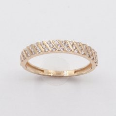 Zlatý prsten YYZ1189RO, vel. 58, 1.85 g