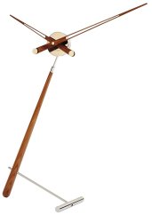 Dizajnové stolné hodiny Nomon Puntero Walnut N 94cm