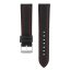 Kožený remienok na hodinky PRIM RB.13231 (22 mm) - čierny/červený - RB.13231.2220.9020.L1
