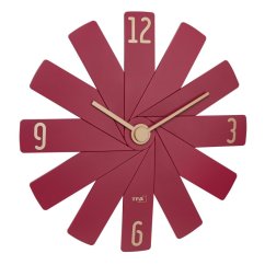 TFA 60.3020.05 - Dizajnové nástenné hodiny CLOCK IN THE BOX - červené
