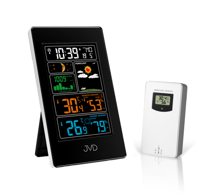 Rádiom riadená meteorologická stanica JVD RB3389
