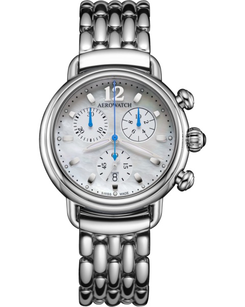 Aerowatch 1942 Chrono Lady Pastel blue A 81105 AA01 M Aerowatch 1942 Chrono Lady Pastel blue A 81105 AA01 M
