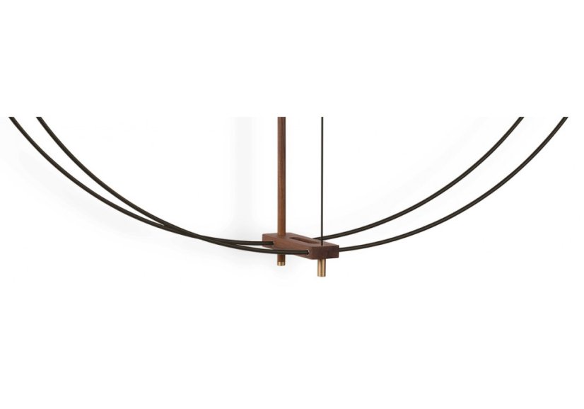 Dizajnové nástenné hodiny Nomon Barcelona Premium Black 81cm