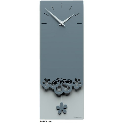 Dizajnové hodiny 56-11-1 CalleaDesign Merletto Pendulum 59cm (viac farebných verzií) Farba čokoládová-69 - RAL8017