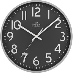 Nástenné hodiny s tichým chodom MPM Naxer - C - E01.4505.9290