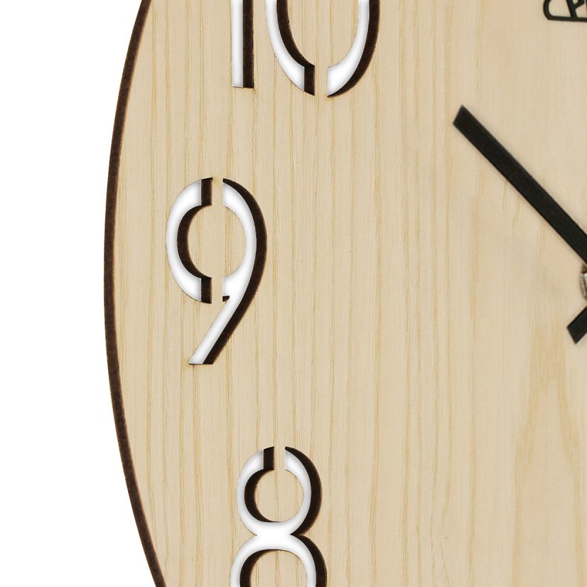 Nástenné hodiny s tichým chodom PRIM Authentic Veneer - A - E07P.4242.53