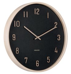 Dizajnové nástenné hodiny 6117BK Karlsson 40cm