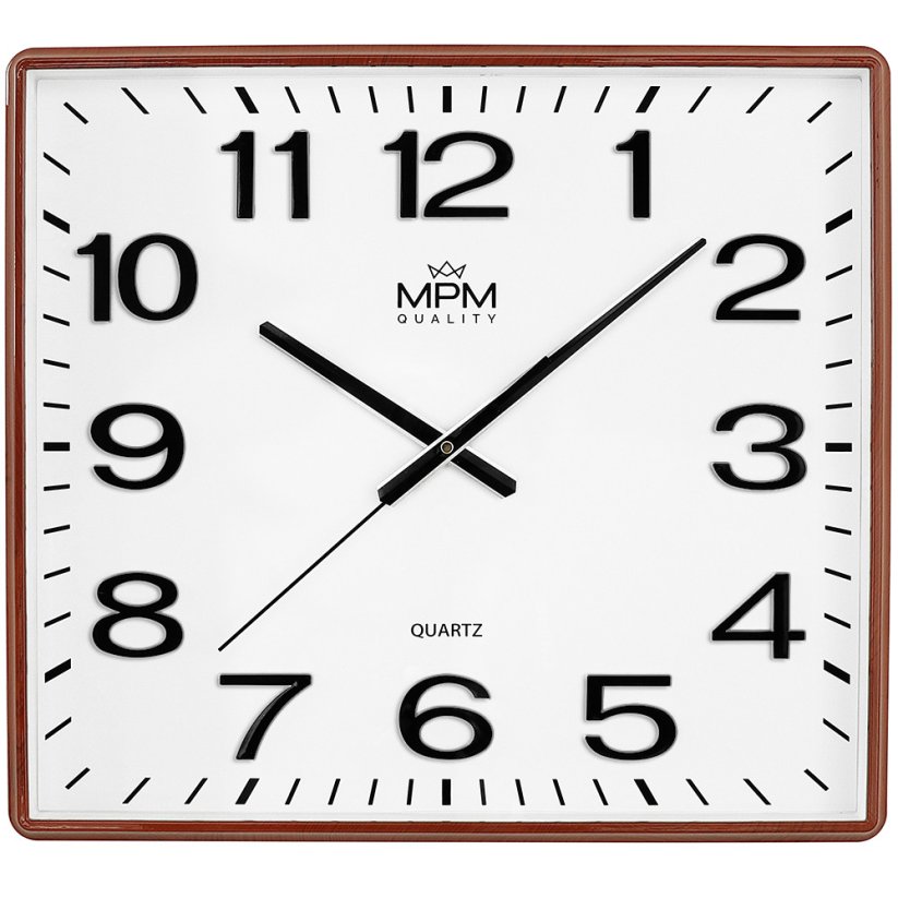 Nástěnné hodiny s tichým chodem MPM Vinity - E01.4225.50
