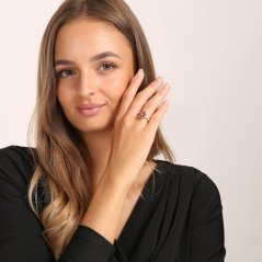 Strieborný prsteň JVD SVLR1259XK6GF53