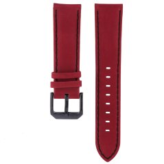 Kožený řemínek na hodinky  PRIM RB.13055.22 (red)