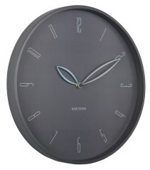 Dizajnové nástenné hodiny 6012GY Karlsson 40cm