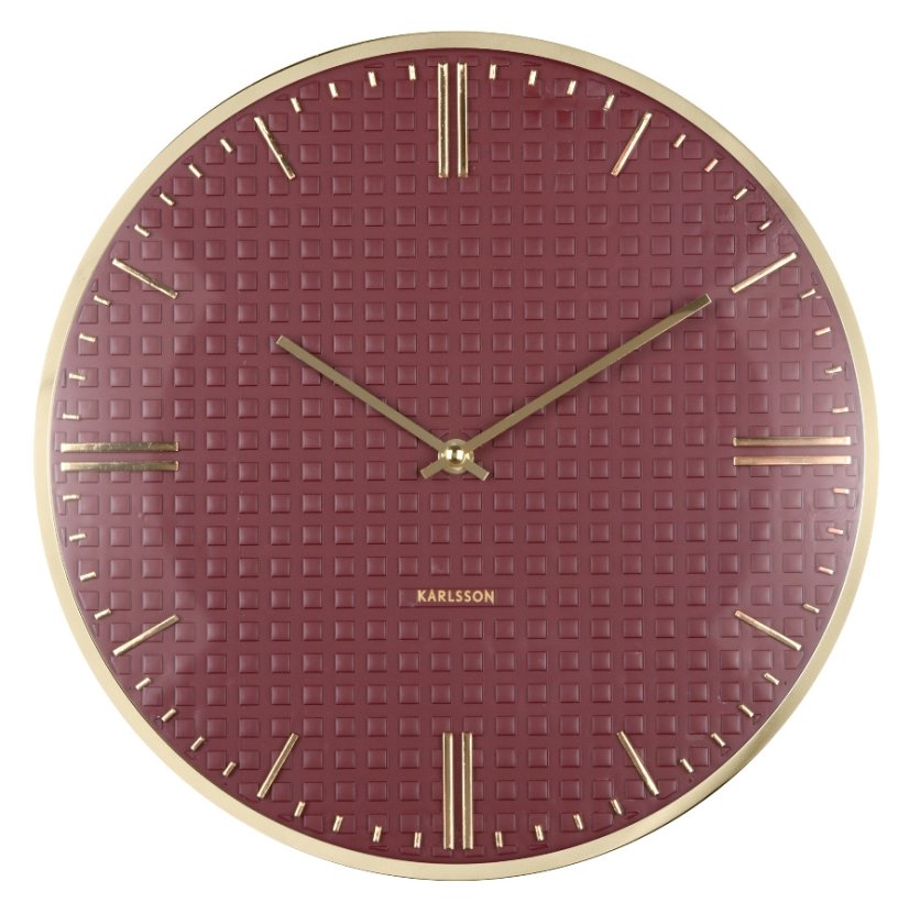 Dizajnové nástenné hodiny 6091RD Karlsson 35cm