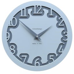 Dizajnové hodiny 10-002 CalleaDesign Labirinto 30cm (viac farebných verzií) Farba strieborná-2 - RAL9006