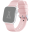 LAVVU Světle růžový silikonový řemínek na hodinky pro APPLE WATCH 38-40 mm