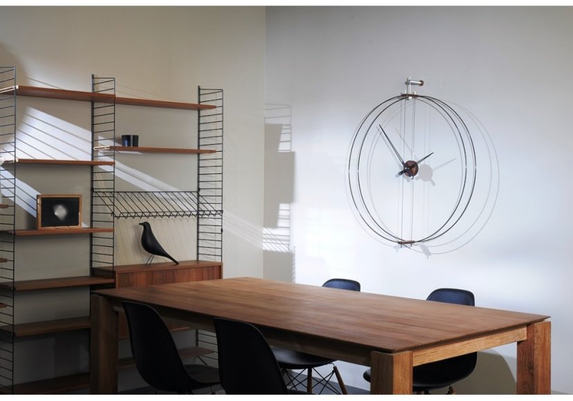 Dizajnové nástenné hodiny Nomon Barcelona N 100cm