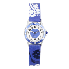 Detské náramkové hodinky s motívom florbal JVD J7234.3