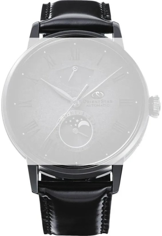 Kožený řemínek Orient Star UL01B011N9 20mm (pro model RE-AY01), černý