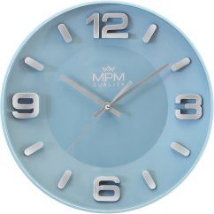 Nástenné hodiny s tichým chodom MPM Gauri - E01.4454.30