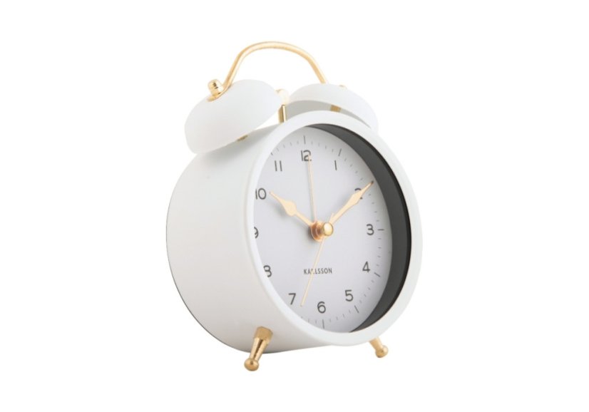 Dizajnový budík 5998WH Karlsson 13,5cm
