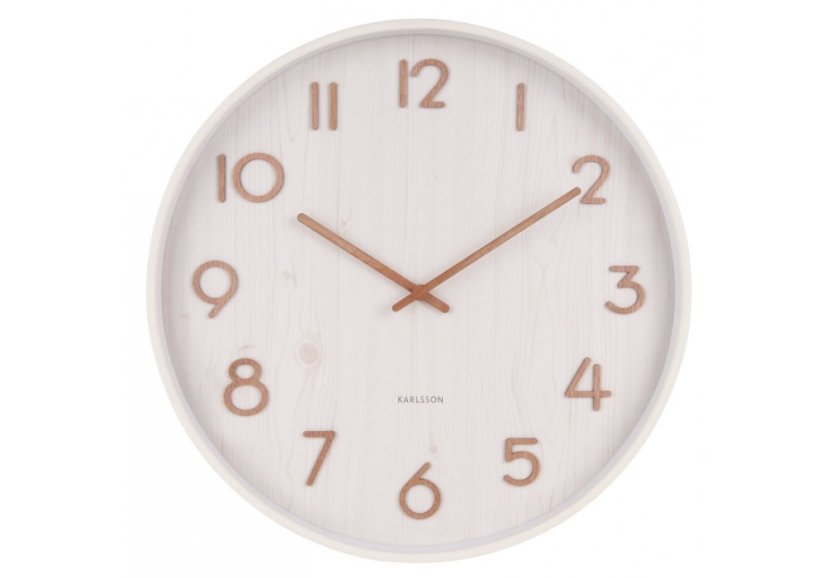 Dizajnové nástenné hodiny 5809WH Karlsson 40cm