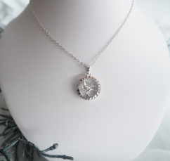 MINET Stříbrný náhrdelník Zodiac znamení ŠTÍR