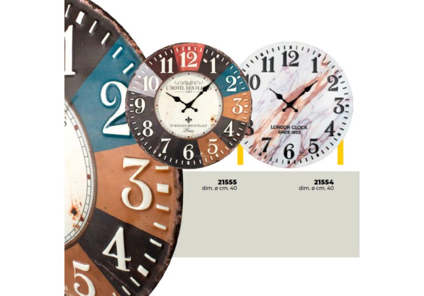 Designové nástěnné hodiny 21555 Lowell 40cm
