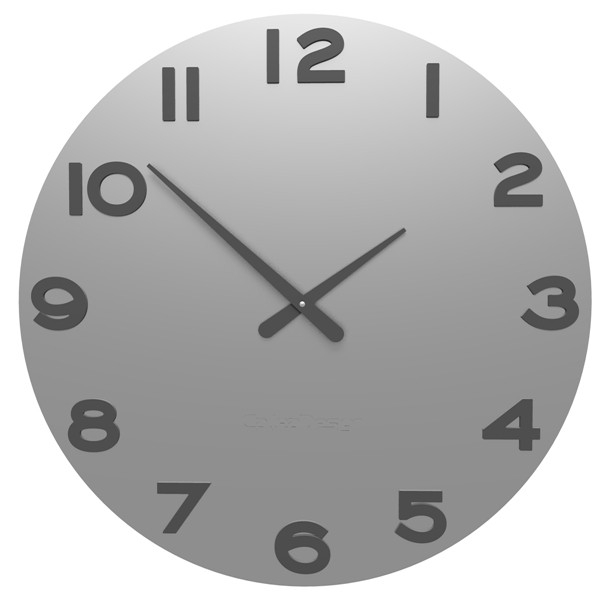 Dizajnové hodiny 10-205 CalleaDesign 60cm (viac farieb) Farba grafitová (tmavo šedá)-3 - RAL9007