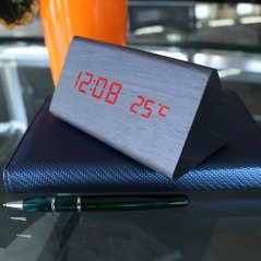 Svietiaci budík do siete MPM C02.3570 RED LED - C02.3570.90 (II. akosť)