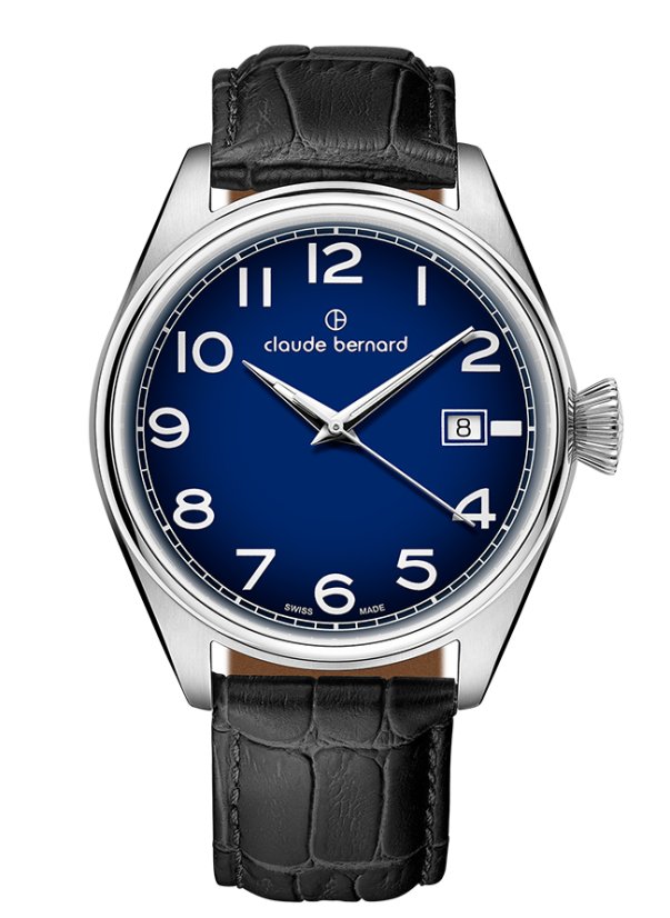 Claude Bernard 70203 3C BUB Proud Heritage quartz