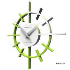 Dizajnové hodiny 10-018 CalleaDesign Crosshair 29cm (viac farebných verzií) Farba zelené jablko-76