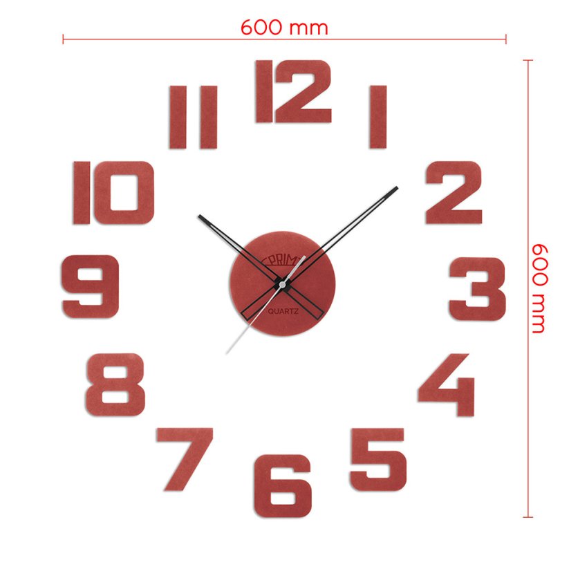Nalepovacie hodiny PRIM Colorino - B - E07P.4388.20