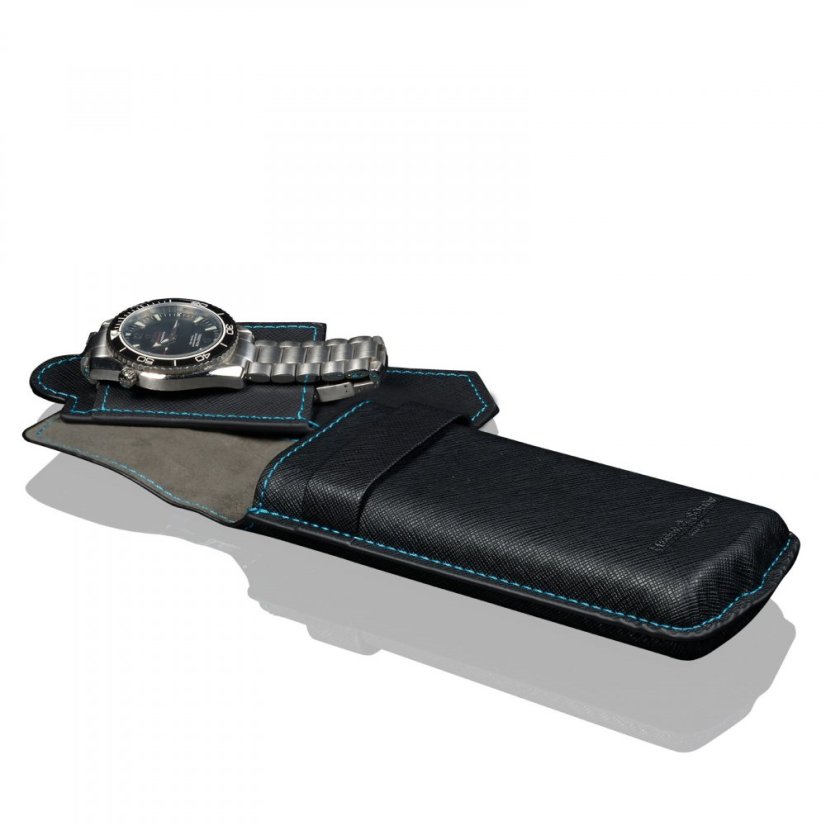 Cestovné púzdro na hodinky HEISSE & SÖHNE 70019/104 Mondo Saffiano