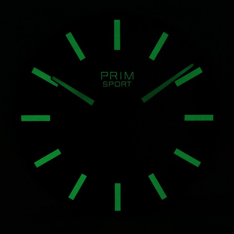 Drevené hodiny s tichým chodom PRIM Luminescent Sport II E01P.4131.5000