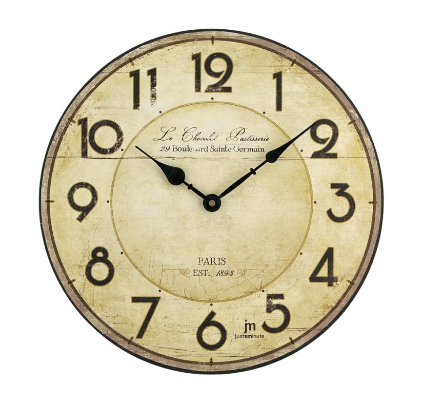 Dizajnové nástenné hodiny 21415 Lowell 34cm