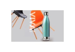 ASOBU trendy termoska Viva La Vie tyrkysová 525ml