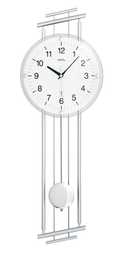 Designové nástěnné hodiny 5316 řízené rádiovým signálem AMS 65cm Designové nástěnné hodiny 5316 řízené rádiovým signálem AMS 65cm