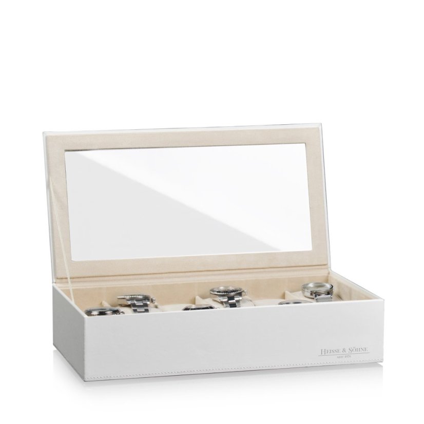 Kazeta na hodinky HEISSE & SÖHNE 70019-123.42 HS Mirage XL - horný modul pre 12 hodiniek - Creme
