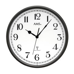 Designové nástěnné hodiny 5611 AMS řízené rádiovým signálem 37cm
