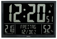Digitální rádiem řízené hodiny AMS 5889