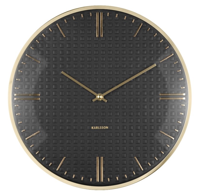 Dizajnové nástenné hodiny 6091BK Karlsson 35cm