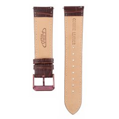 Kožený řemínek na hodinky PRIM RB.13228 (22 mm) - tmavě hnědý - RB.13228.2220.5252.L1
