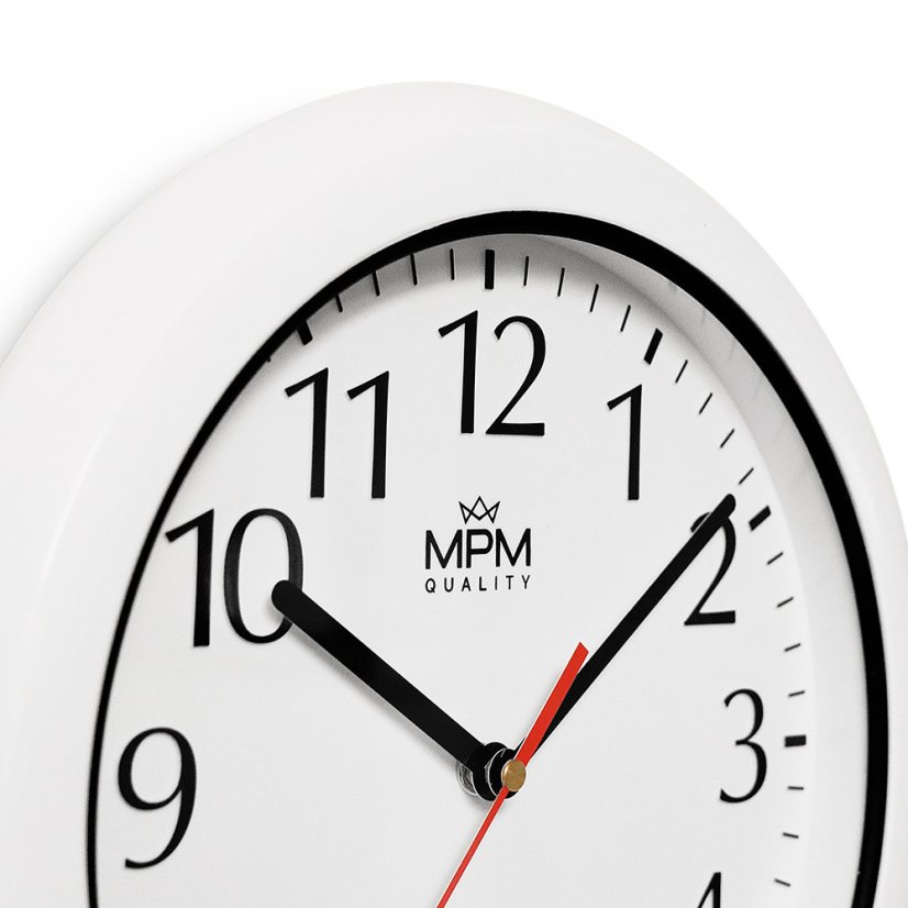 Kúpeľňové hodiny s tichým chodom MPM E01.2535.00