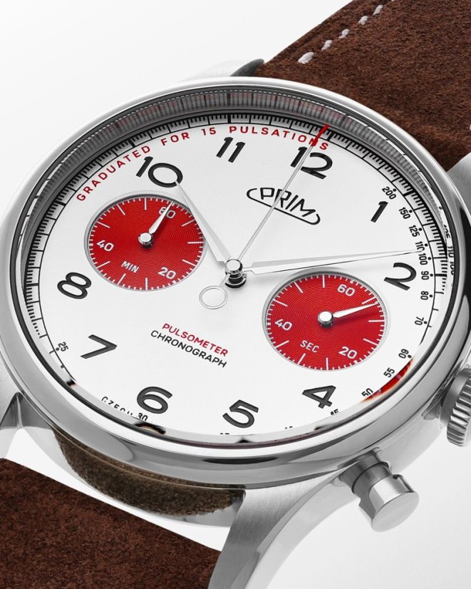 Prím Janský Pulsometer Chronograph 42 - B - W01P.13282.B